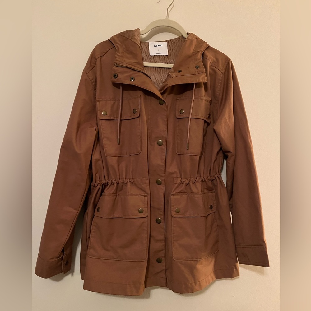Brown utility jacket